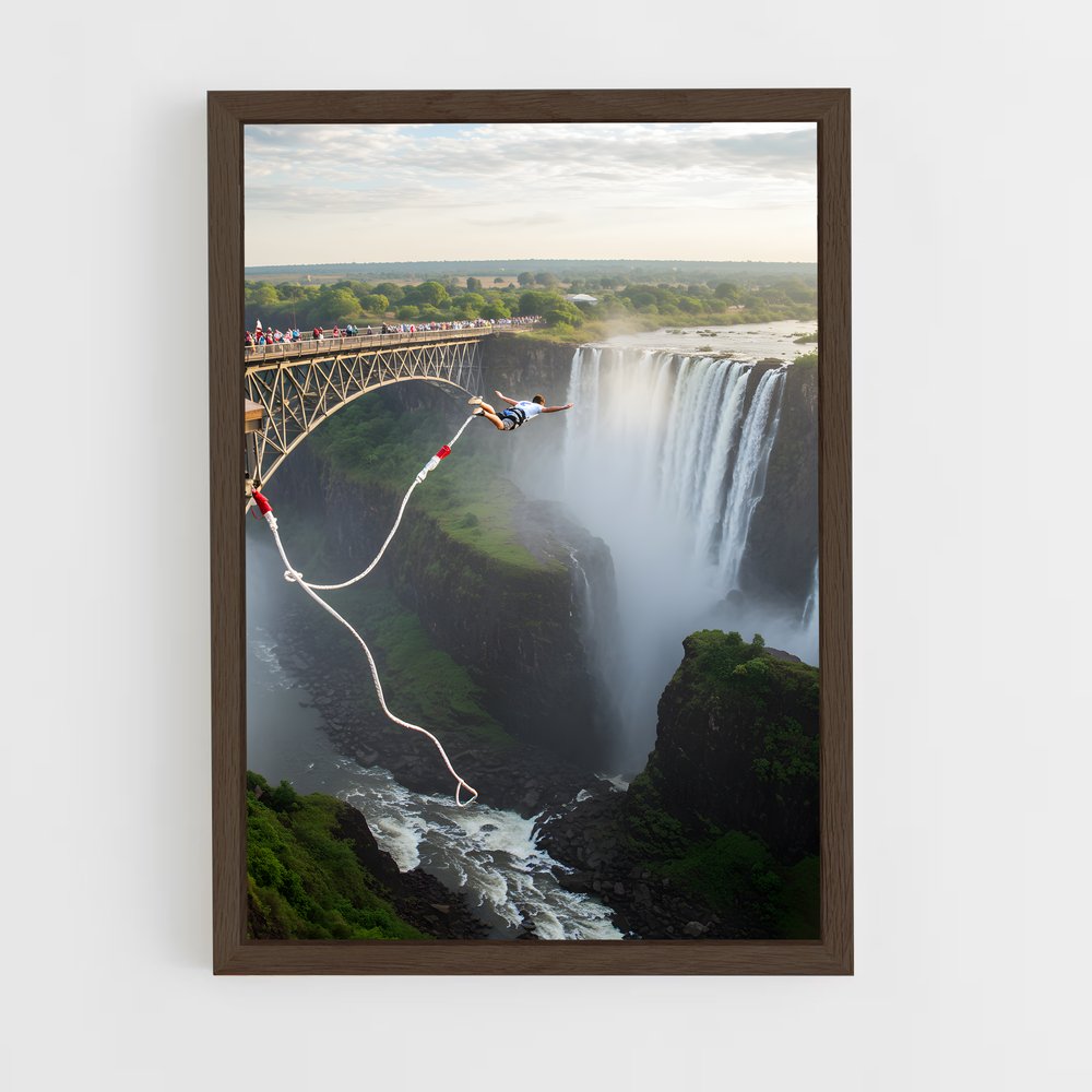 Poster Plongée Verticale – affiche Saut à l’élastique (vue 5)